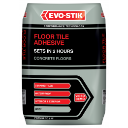 Floor tile adhesive fast set for concrete floors