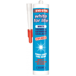 White for life shower and bathroom sealant